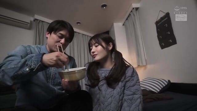 Riho Fujimori Visits Her Home And Has A Creampie Stay Date Until Morning.
