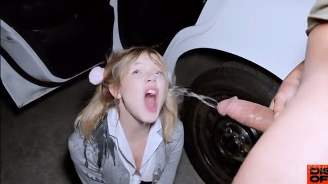 Coco Lovecock - Schoolgirls Mouth Fucked And Peed On In The Street