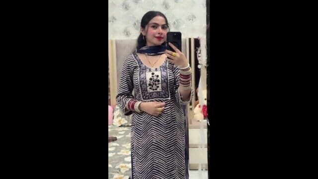 Beautiful Horny Punjabi Wife Masturbating Riding On Cucumber & Dildo Moaning Dirty Talking