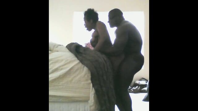 Slim Thick Ebony Milf Takes Bbc Backshots