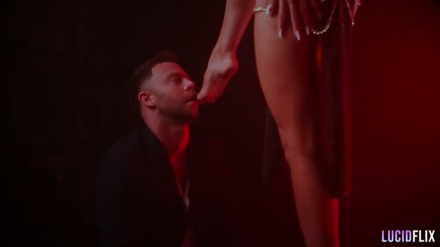 Snake Charmer Seduction In Red