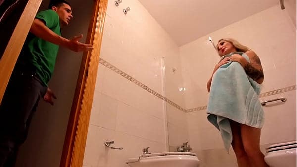 MY STEPSON SPIES ON ME IN THE SHOWER AND I TELL...