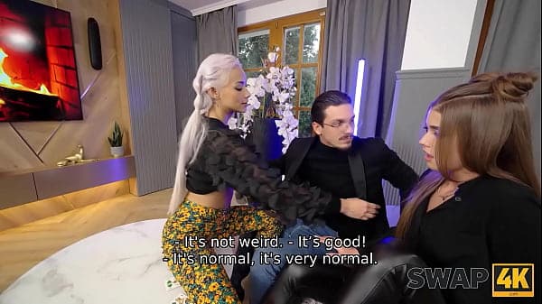 SWAP4K. Fucked a sexy girl in a threesome after...