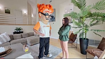 Petite Mia River Handjob, Footjob, Then Begs fo...