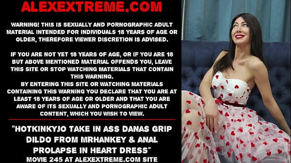 Hotkinkyjo take in ass danas grip dildo from mr...