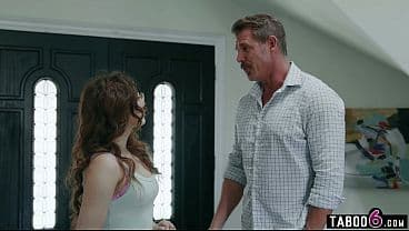 Guidance counselor pervs on hot college teen Le...