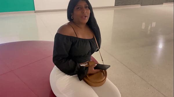 Big ass brunette gets fucked by horny stranger