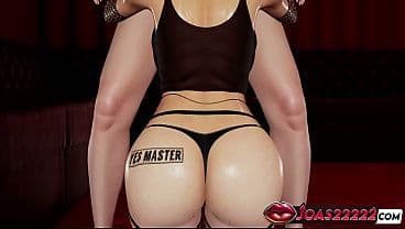 Big Tits Goth Roxy in Fishnet Stockings Gives S...