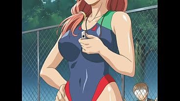 Hentai swim coach gets gangbanged
