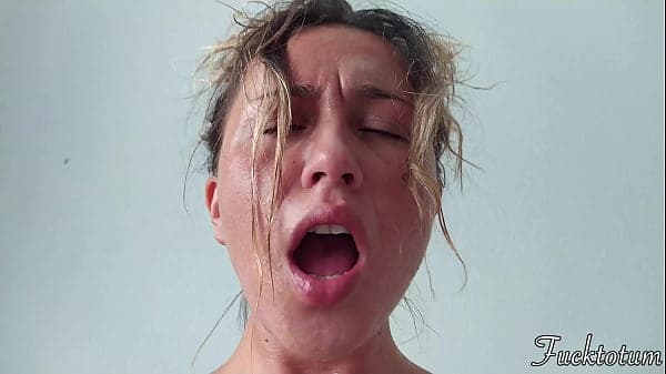 Sweaty and intense sex couple orgasm - Sweat fe...