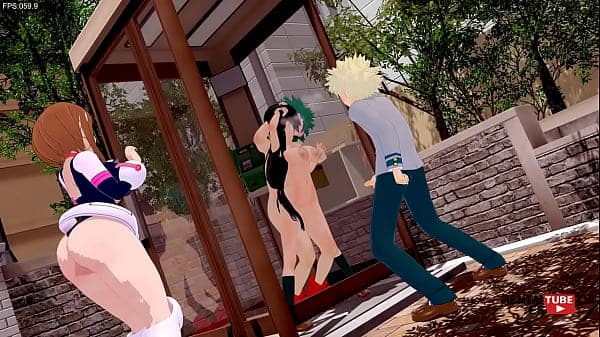 Boku No Hero Academia Hentai - Deku fucks Tsuyu...