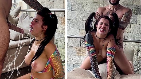 Submissive Slut with Big Tits is Humiliated wit...
