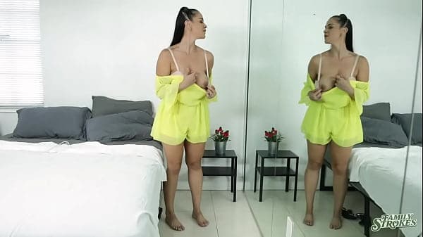 My Latina Stepmom catches me peeping on her&nbsp;- E...