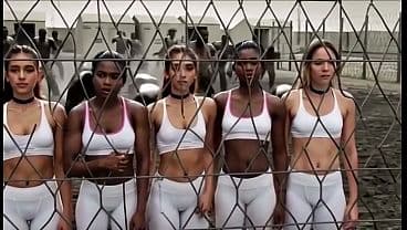 HERE! 7 NAUGHTY girls caught and STRETCHED by t...