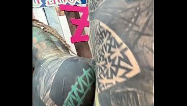 Tattoo Shop Risky Anal - Getting Fucked While T...