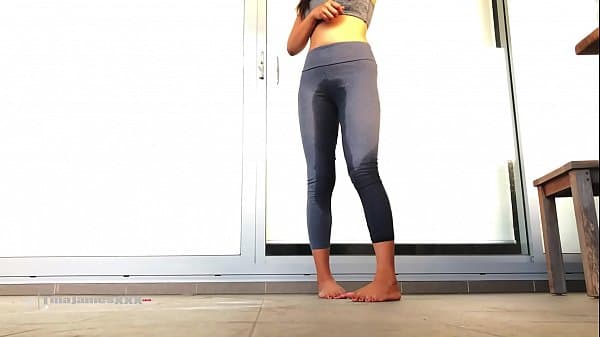 Desperation Pee 1 - Locked Out. On the Bacony. ...