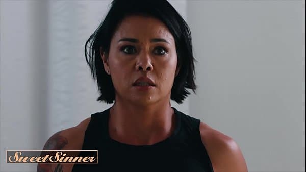 Asian milf (Dana Vespoli) rides inked stud (Sma...