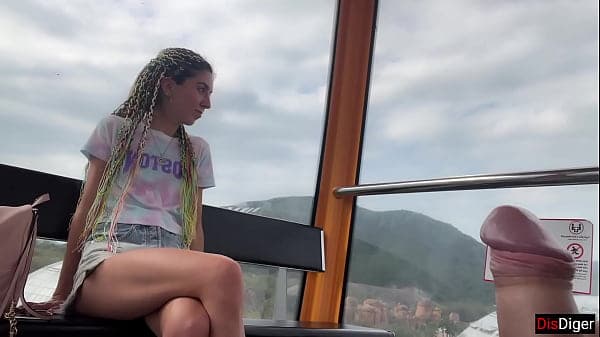 Public Dick Flashing on the Ferris wheel - Stra...