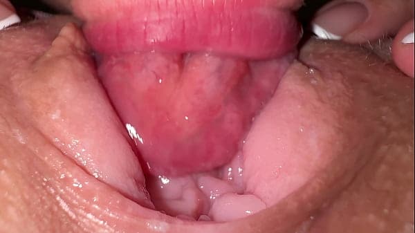 Hot pussy licking and close up creamy fuck with...