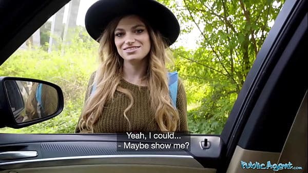 Public Agent Big tits hitchhiker Nicole Rae big...