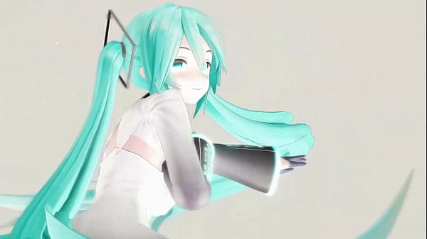 Hatsune Miku Undress Dance Hentai Vocaloid Mmd 3D Clear Blue Hair (CLIP)