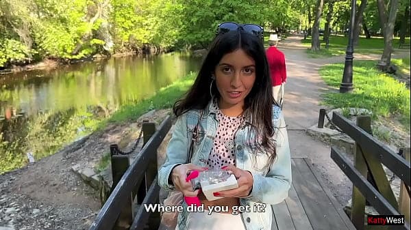 My friend controls my orgasms in public with a ...