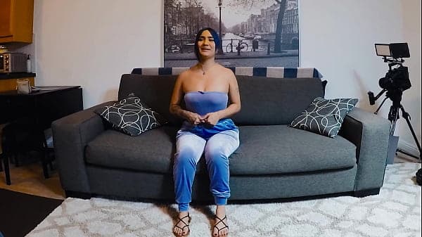 Big Booty Latina takes cock in her ass for the ...