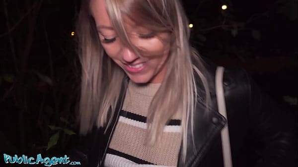 Public Agent - Blonde French girl caught mastur...