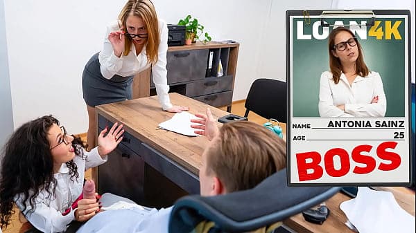 LOAN4K. Mrs. Boss caught her clerk having sex a...