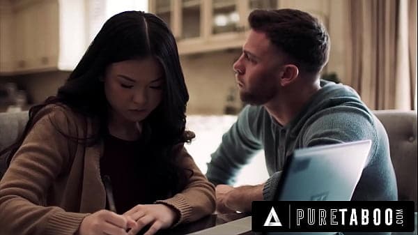 PURE TABOO Lulu Chu's Pervy Roommate Uses Slimt...