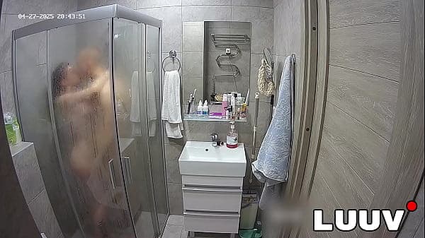 LUUV. Quick sex in the shower for young couple ...