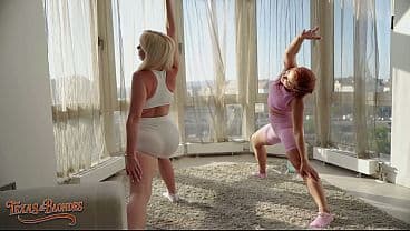 Yoga Vixens Go Limber For Tongue And Toy Pleasure!