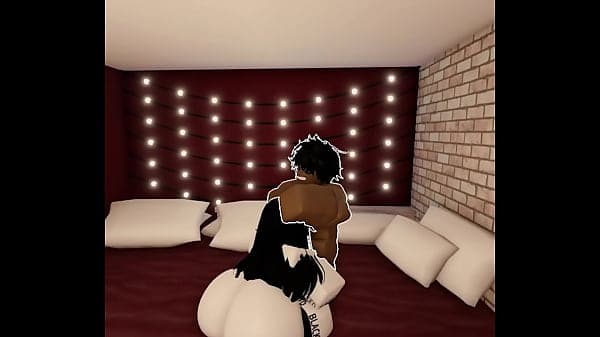 Perra Blanca se encuentra con BBC dotado | Roblox